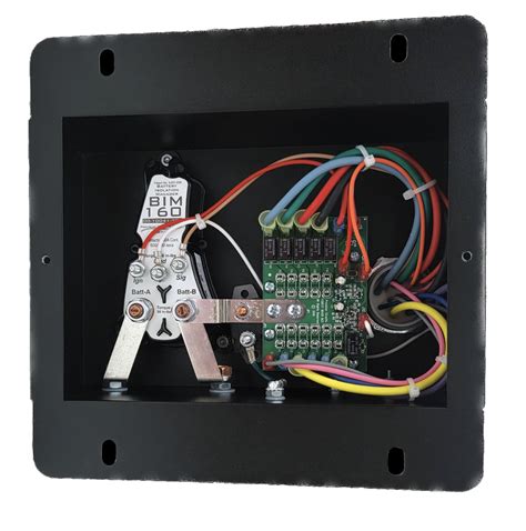 rv custom products dc load junction and load switch box|Battery Control Center .